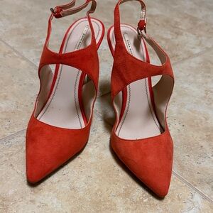 Zara Vibrant Red Women's Heels